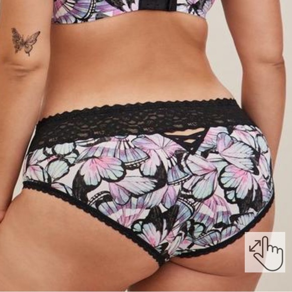 Torrid Hipster Panty! Lace Trim! NWT! Sizes 0X-4X - Picture 4 of 9